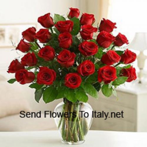 25 Sweet Red Roses