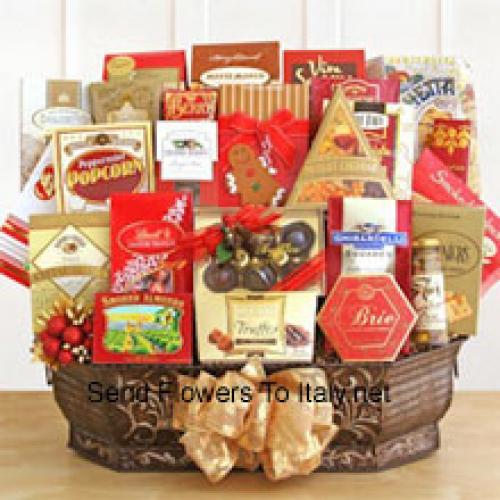 Delicious Basket Containing Snacks